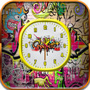 Graffiti Clock Live Wallpaper APK