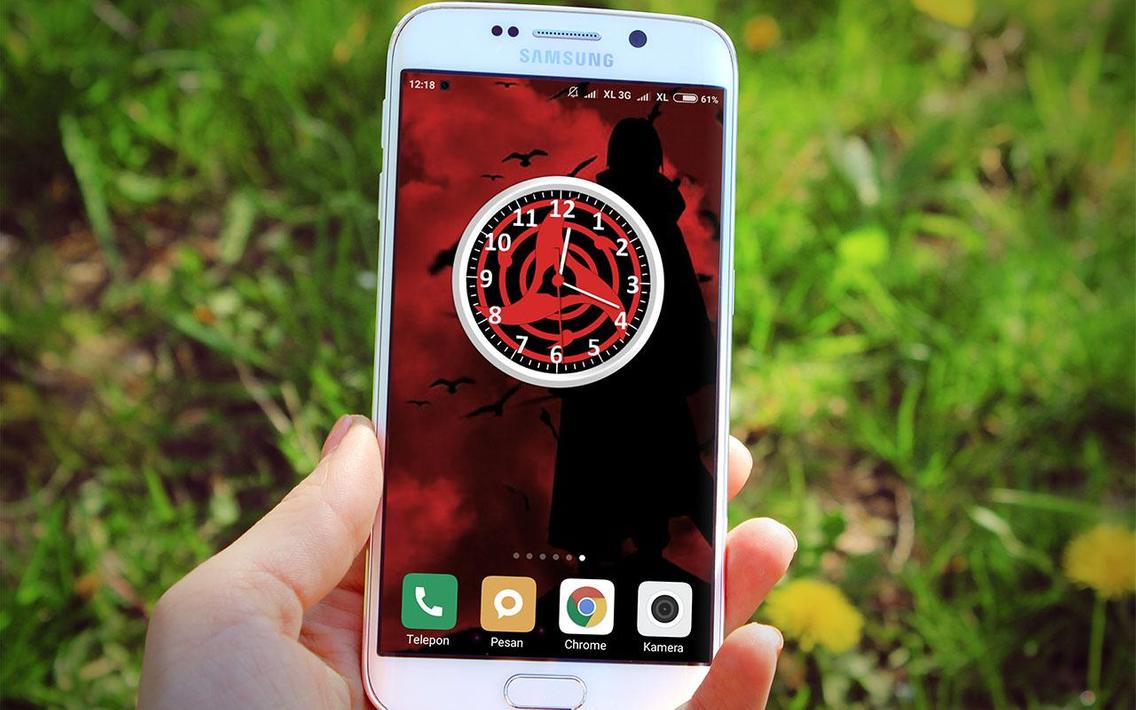 Android için Sharingan Saat Canlı Duvar Kağıdı + Widget APK�yı İndir