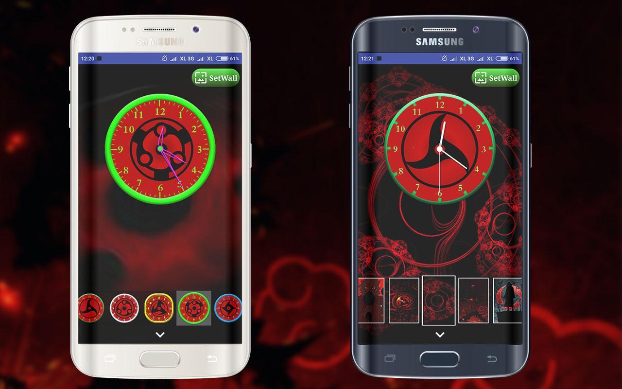 Android için Sharingan Saat Canlı Duvar Kağıdı + Widget APK�yı İndir