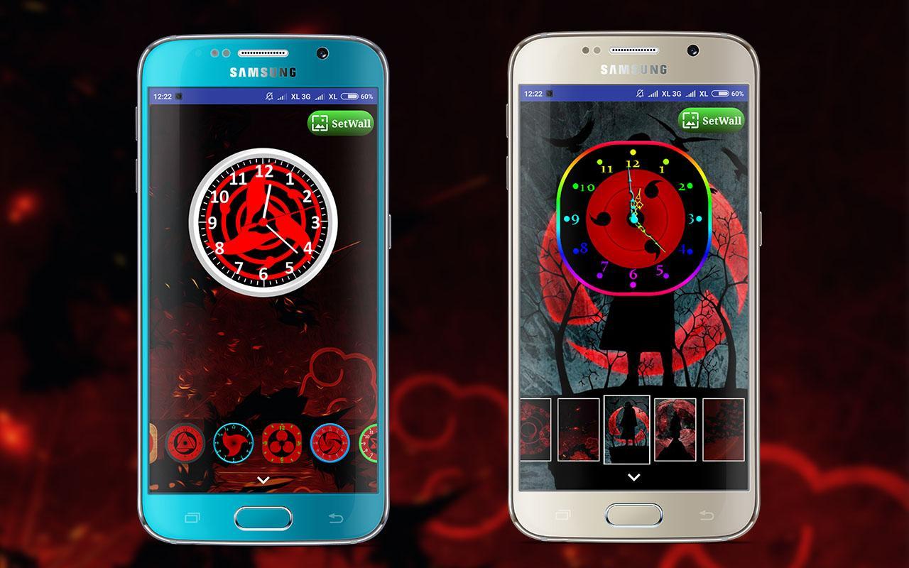 Android için Sharingan Saat Canlı Duvar Kağıdı + Widget APK�yı İndir