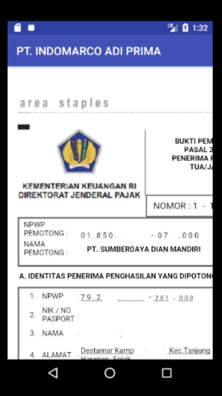 SDM (TAD) Slip Gaji On-line PT.Indomarco Adi Prima for Android - APK Download