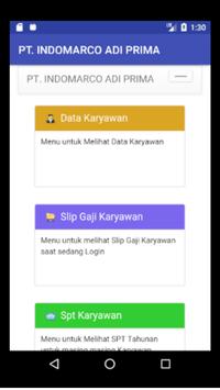 SDM (TAD) Slip Gaji On-line PT.Indomarco Adi Prima screenshot 1