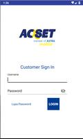 ACSET Mobile الملصق