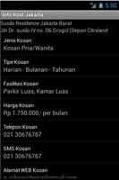 Info Kos Jakarta screenshot 1