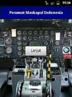 Pesawat Maskapai Indonesia poster