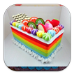 variasi resep rainbow cake