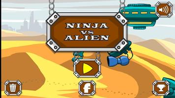 Ninja VS Alien Affiche