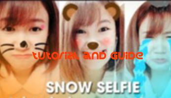 guide for snow selfie camera poster
