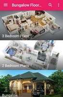 برنامه‌نما Bungalow Floor Plans عکس از صفحه