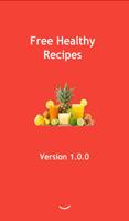 Free healthy recipes Affiche