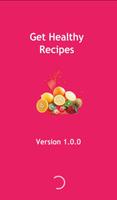 Get healthy recipes Plakat