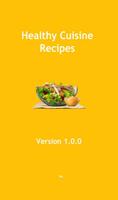 Healthy Cuisine Recipes Affiche