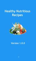 Healthy nutritious recipes plakat