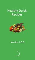 Healthy quick recipes Affiche
