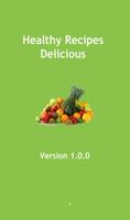 Healthy recipes delicious Affiche