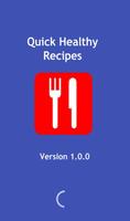 Quick healthy recipes Affiche