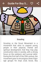 Guide For Boy Scout captura de pantalla 2