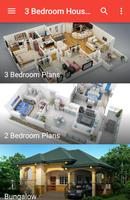 3 Bedroom House Plans 截圖 2