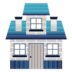Virtual home design icon