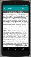 Best Weight Loss Diet Tips Screenshot 1