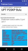 Info Cuaca P2SKP Bulu screenshot 1