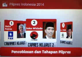 Pemilu Presiden Indonesia 2014 海报