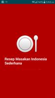 Resep Masakan Indonesia Simple الملصق