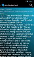 Hadits Bukhari in Bahasa captura de pantalla 1