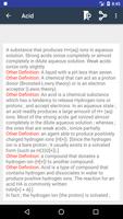 Chemistry Dictionary screenshot 1