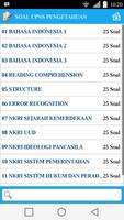 SOAL CPNS PENGETAHUAN UMUM पोस्टर