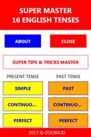 Master 16 English Tenses poster