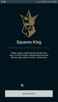 Squares King Poster