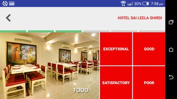 Hotel Saileela Rating App स्क्रीनशॉट 1
