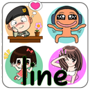 Line Stickers aplikacja