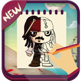 Draw Pirates of the Caribbean biểu tượng