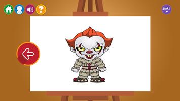 How to Draw Pennywise IT 2017 ảnh chụp màn hình 3