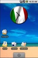 Italy Clock Widget Cartaz