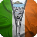 ”Ireland flag zipper lock