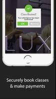 LUX Booking App imagem de tela 1