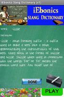 iEbonics & Slang Dictionary Affiche