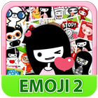 My Chat Sticker EMOJI 2 آئیکن