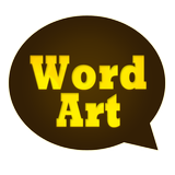 WordArt Chat Sticker KakaoTalk icône