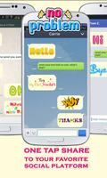 WordArt Chat Sticker KakaoTalk ภาพหน้าจอ 2