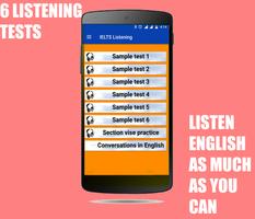 Listening sample tests IELTS الملصق