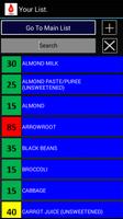 GI and glycemic load Lite screenshot 2