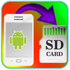 Apps Files To Sd card icon