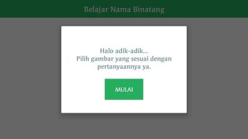 Belajar Nama Binatang Affiche