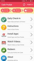 Cash Pocket - Free Cash App الملصق