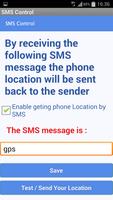 Find my phone by SMS poster