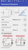 Resonance & Reactance Calc capture d'écran 1